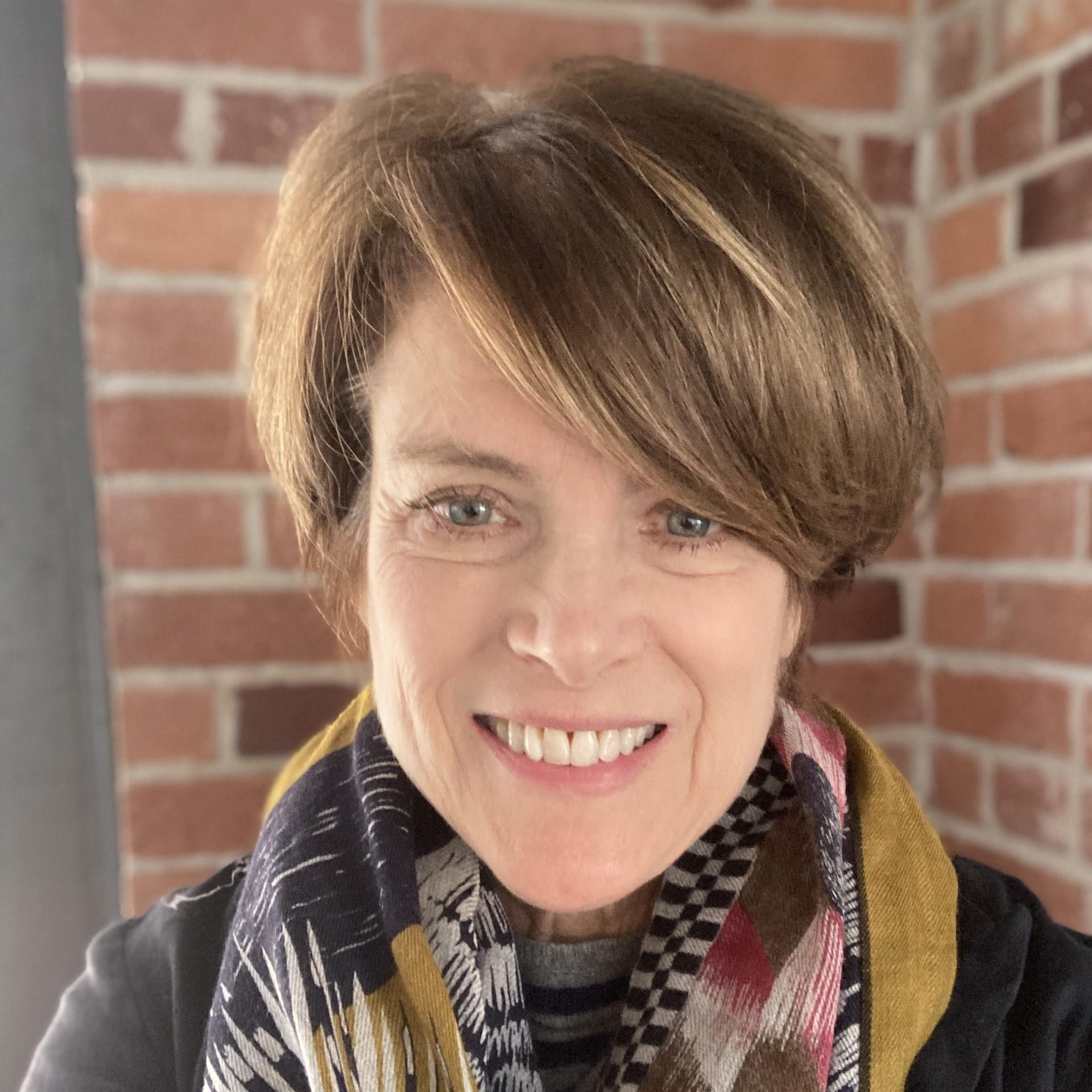 Headshot of person with butterfly net.