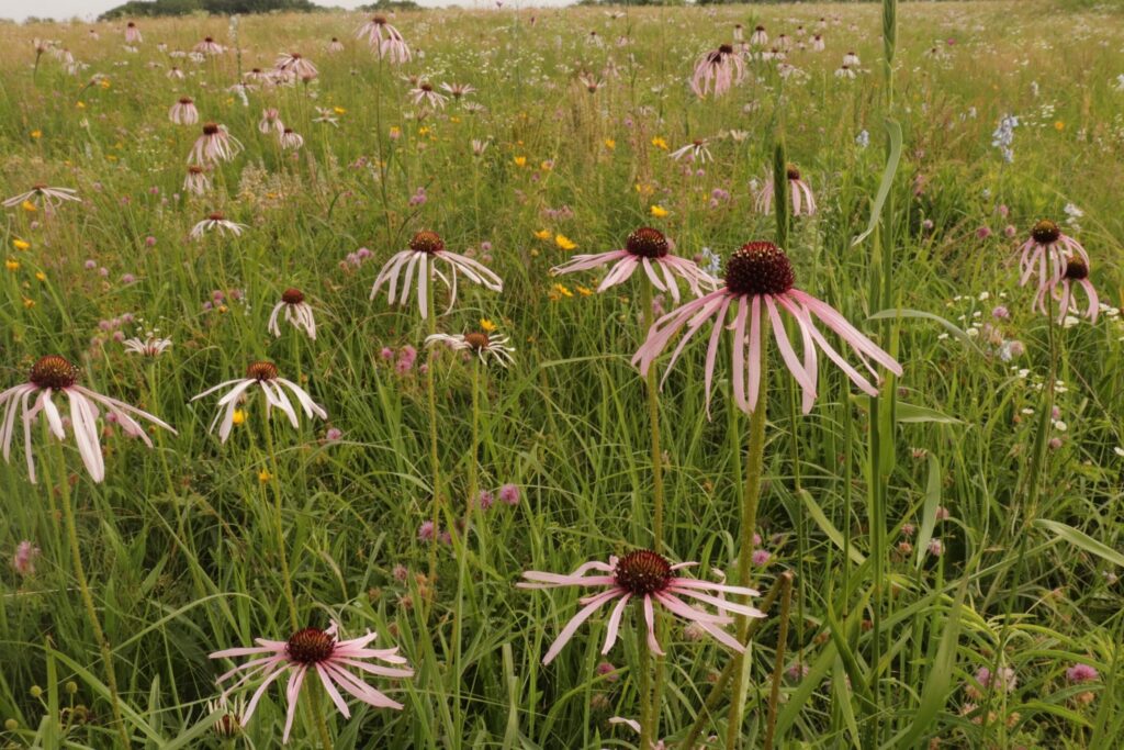 Late spring/early summer flowers blooming at Noah Brown's Prairie. Photo: Bruce Schuette