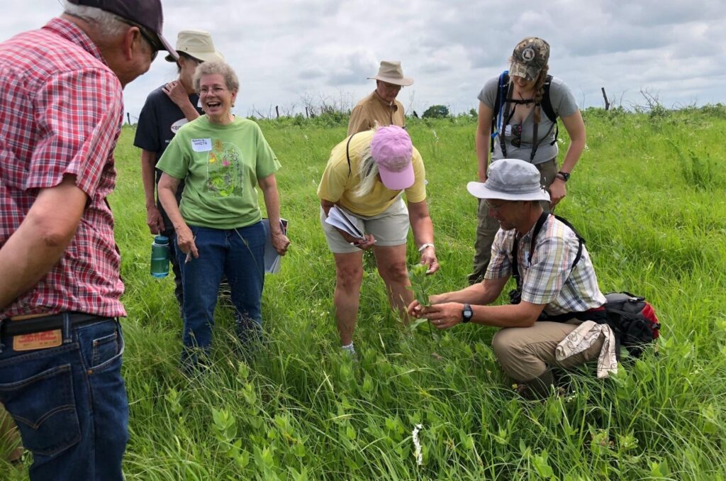 Participants at MPF's Prairie BioBlitz